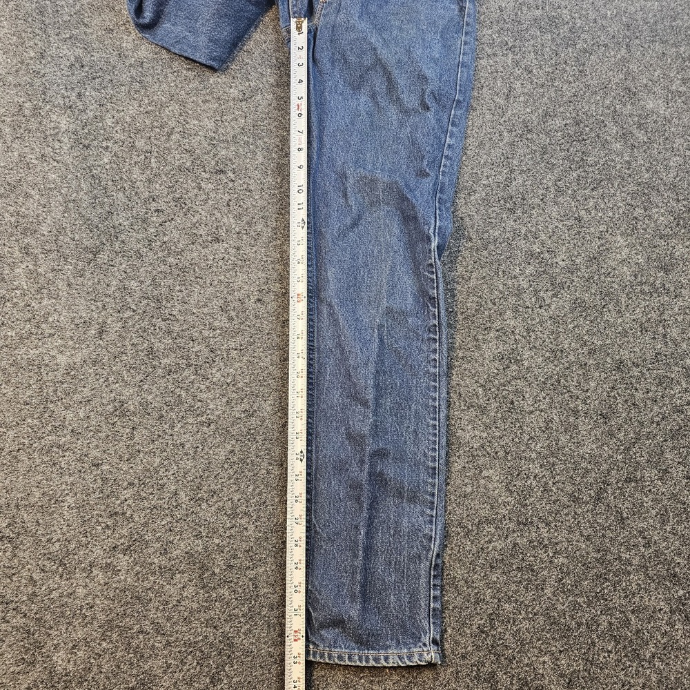 Vintage Levi's 505 Orange Tab USA Mens 33x34 Distressed Straight Leg Jeans - Picture 6 of 12